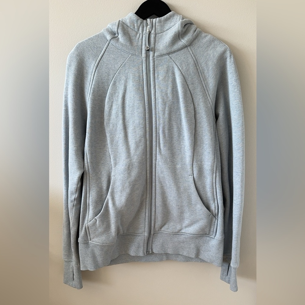 Lululemon Scuba Hoodie - Light Heather Blue